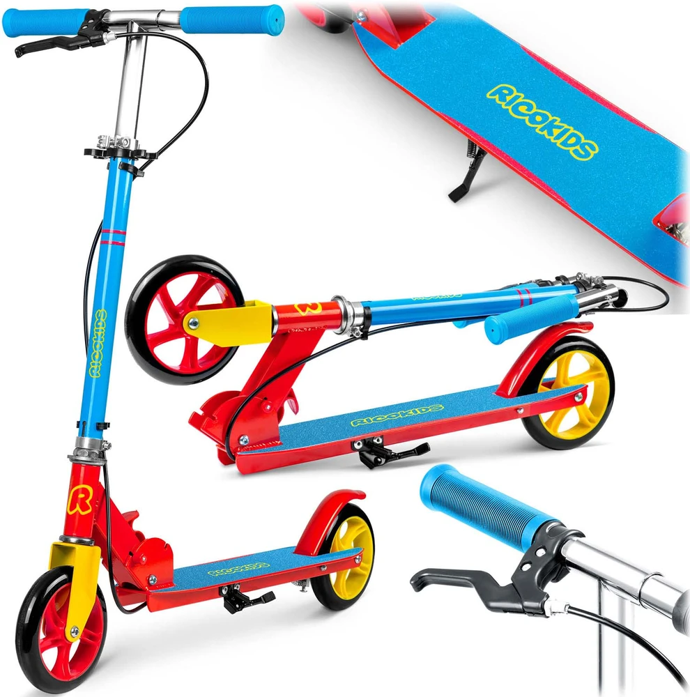 Kodi Scooter mėlynas ir raudonas Ricokids