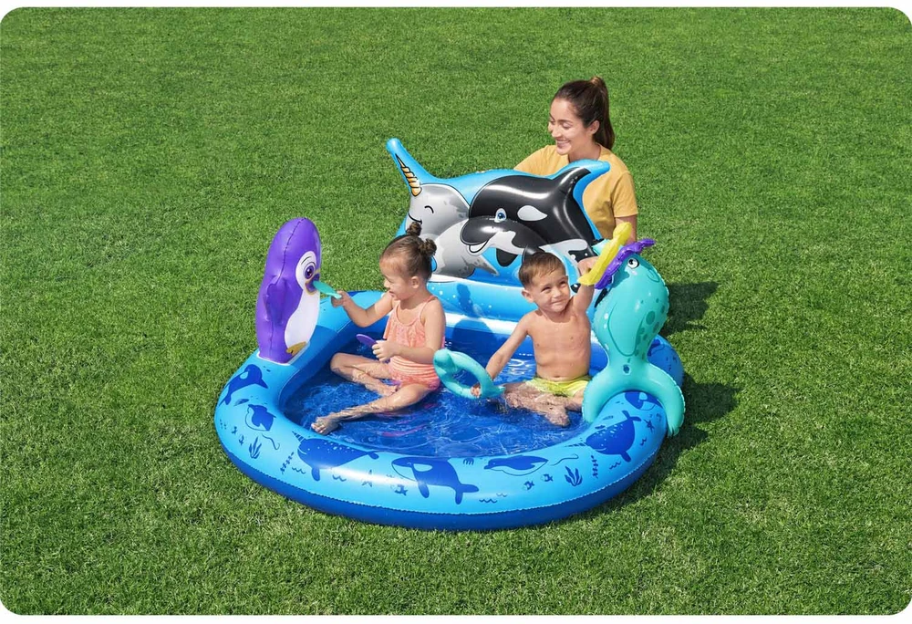 Pripučiamas baseinas BESTWAY POLAR PALS, 34 x 131 x 73 cm
