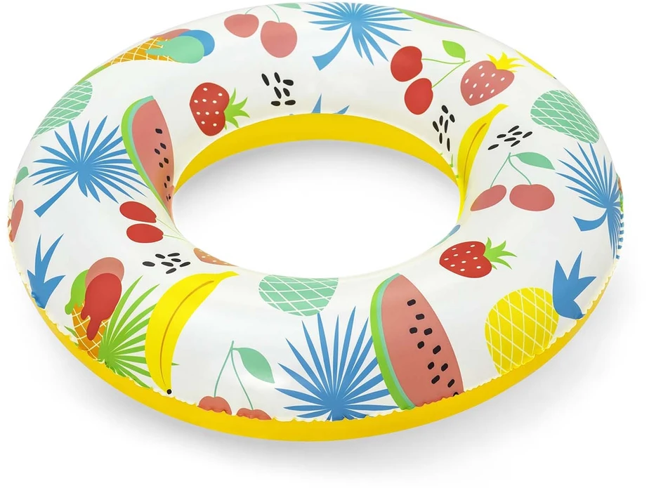 Arbūzų spalvos plaukimo ratas, 61 cm, „Bestway 36014“