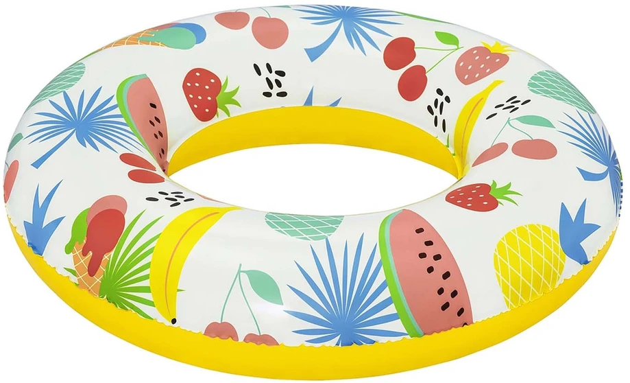 Arbūzų spalvos plaukimo ratas, 61 cm, „Bestway 36014“
