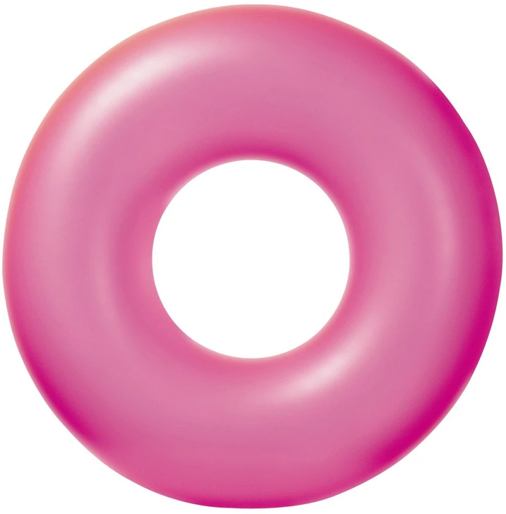 Plaukimo žiedas Neoninis skersmuo 91 cm - 3 spalvos INTEX 59262 rožinė