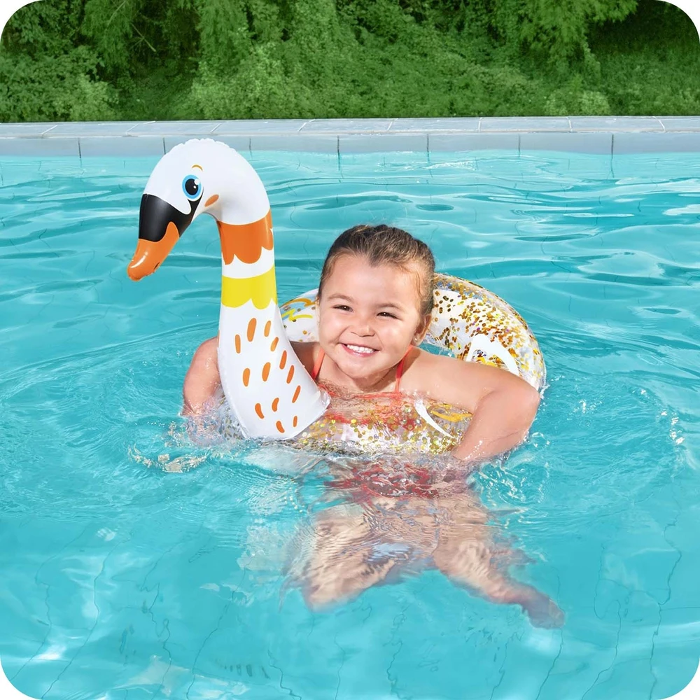 Plaukimo žiedo gyvūnai Bestway 36306 gulbė