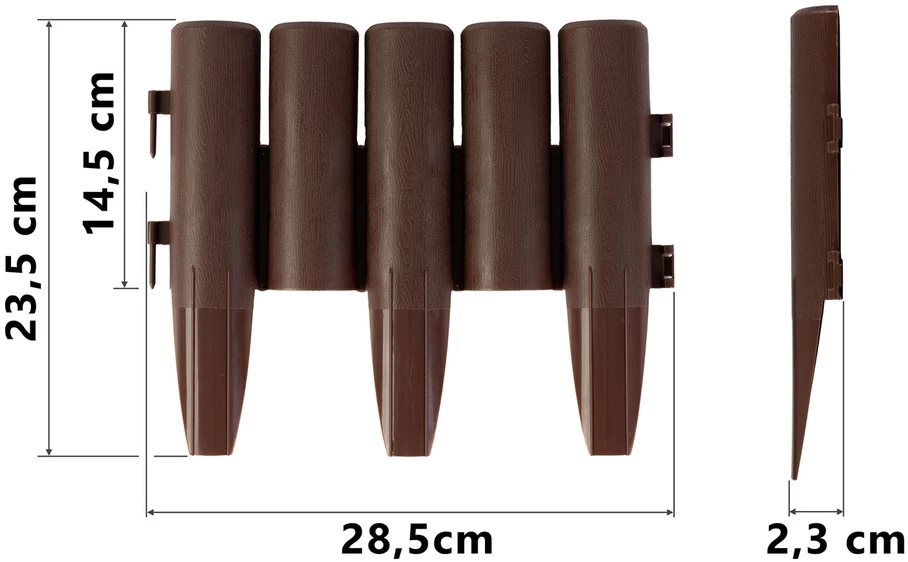 Plonos Plono sodo apvadas 220 cm PL-961 rudas