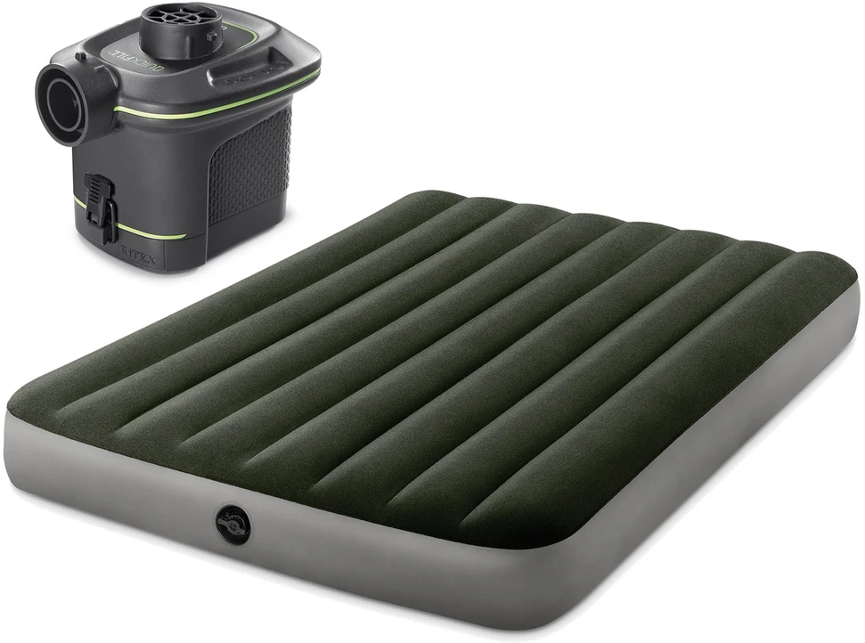 Intex Pripučiamas Čiužinys Aksom 66968 191x137x22cm Žalias