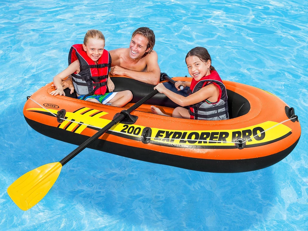 INTEX Pripučiamas pontonas Explorer PRO 200 196 x 102 x 33 cm 58356