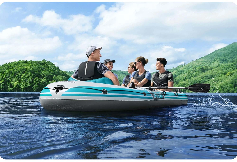 Bestway Pripučiama valtis „Adventure Elite™ X5“ 5 asmenims + irklai 315 x 166 cm 65159