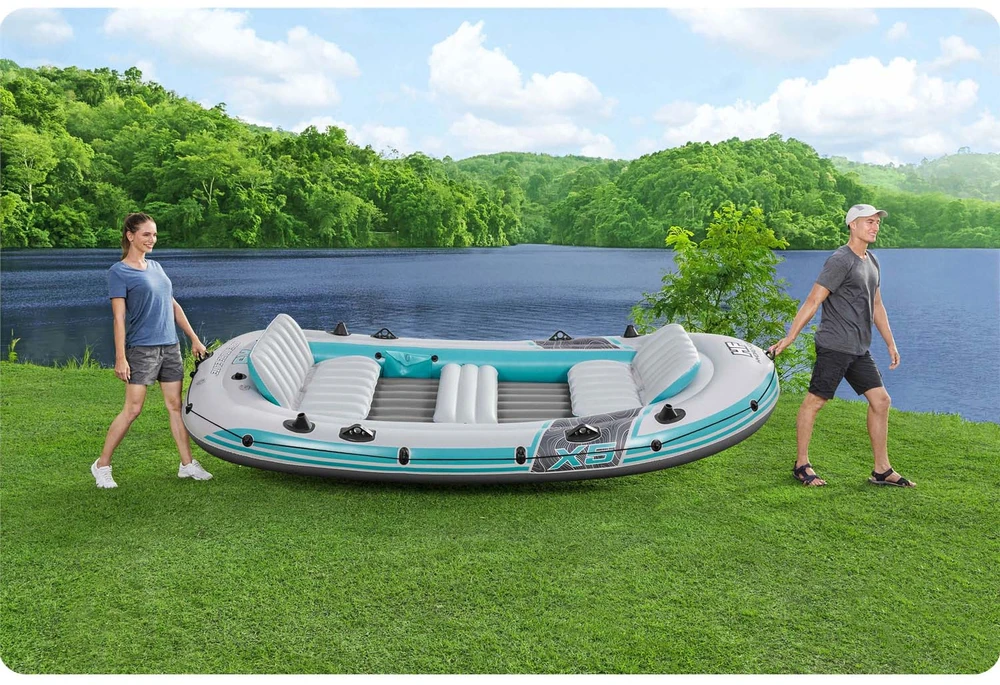 Bestway Pripučiama valtis „Adventure Elite™ X5“ 5 asmenims + irklai 315 x 166 cm 65159