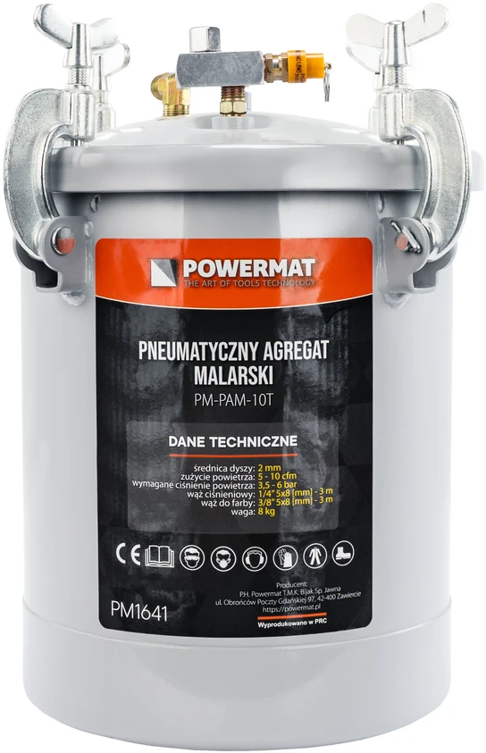 Powermat PNEUMATINIS ŠLIFAVIMO ĮRENGINYS PM-PAM-10T