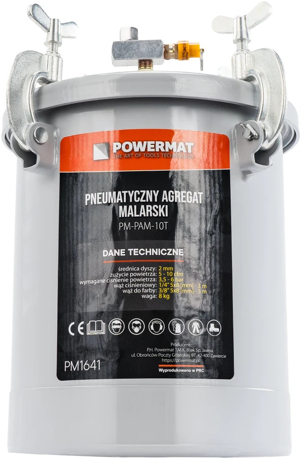 Powermat PNEUMATINIS ŠLIFAVIMO ĮRENGINYS PM-PAM-10T