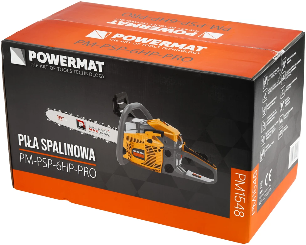 Powermat benzininis grandininis pjūklas PM-PSP-6HP-PRO