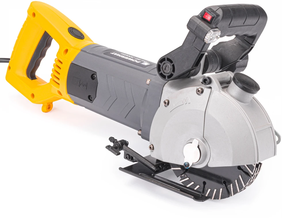 Mūro freza – vagapjovė POWERMAT PM0908 su priedais