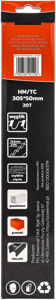 Powermat Šlifavimo diskas šabaliniam pjūklui PM-BDP-305T