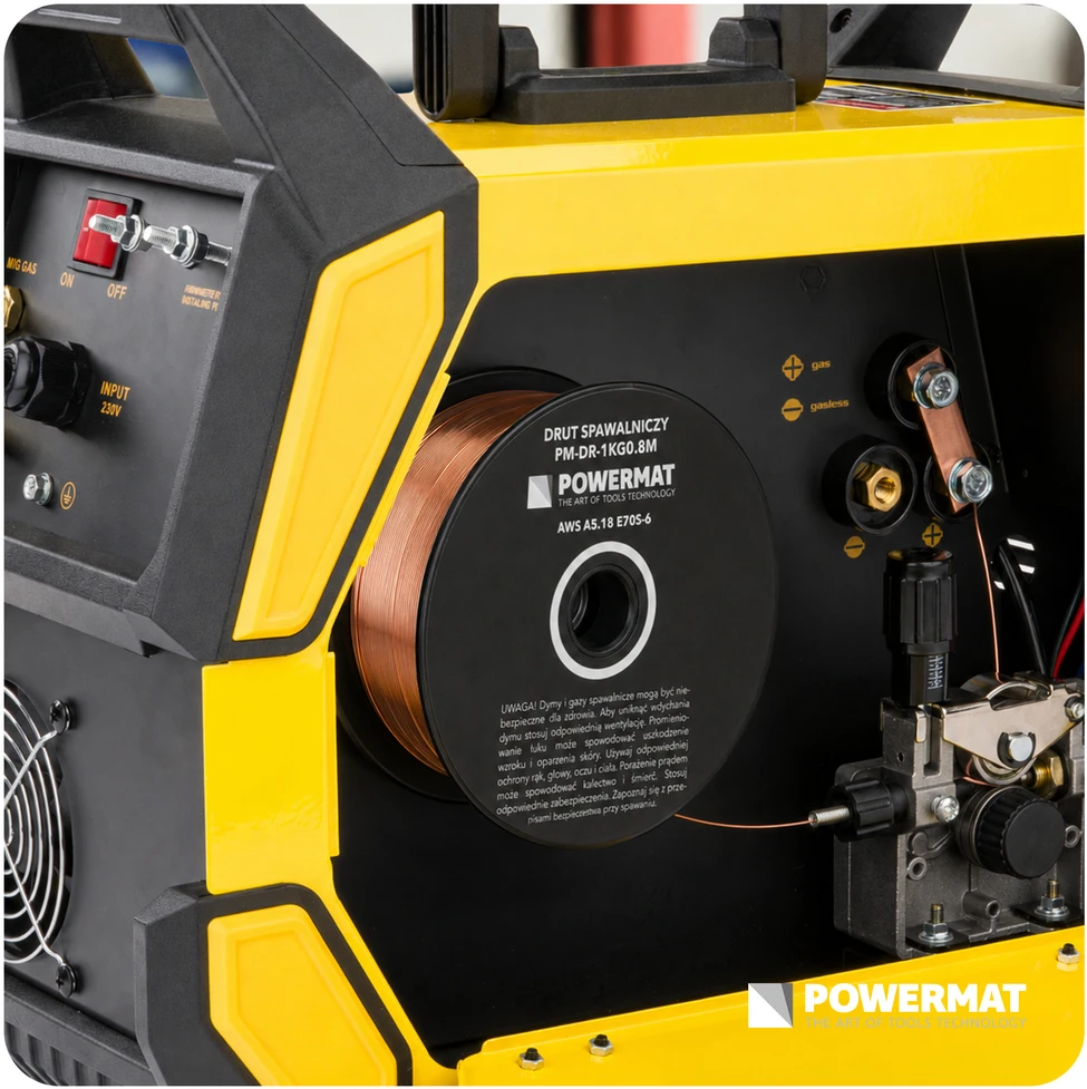 Powermat Suvirinimo viela 0,8 mm 1kg PM-DR-1KG0.8M