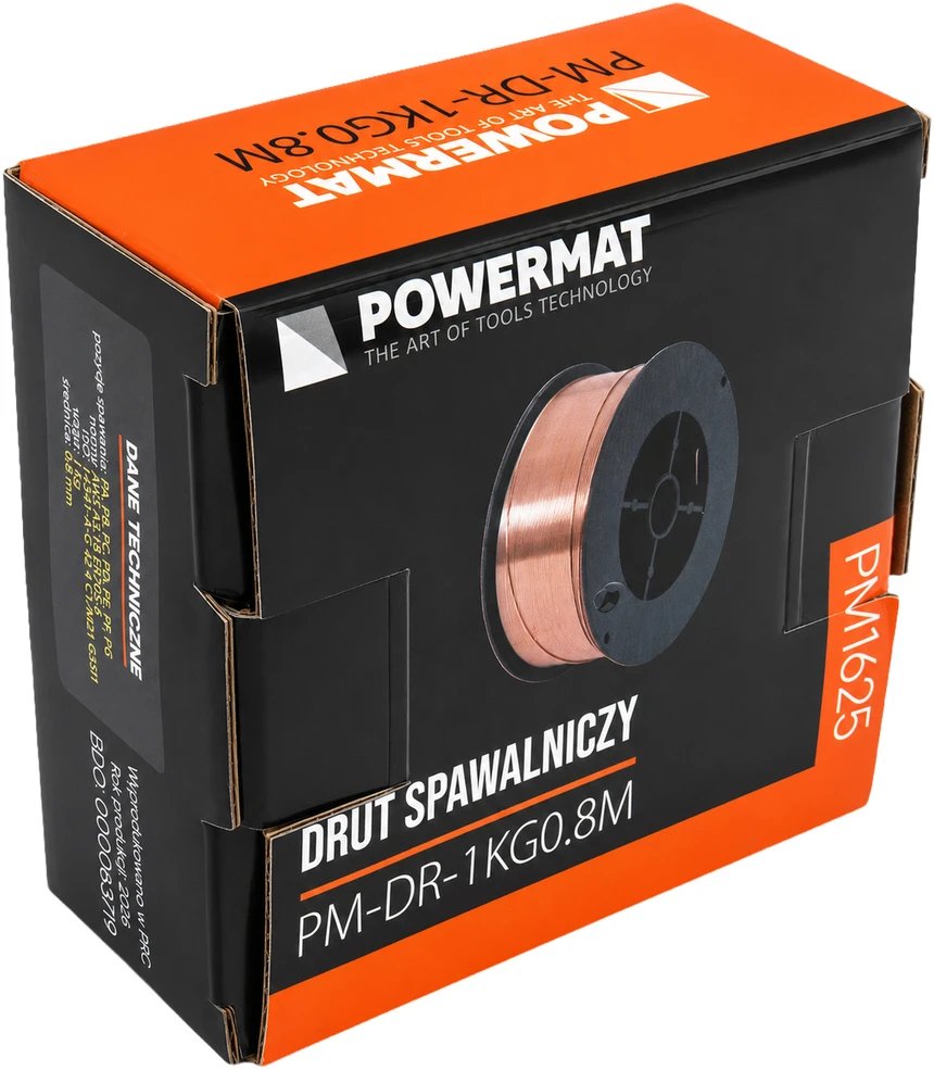 Powermat Suvirinimo viela 0,8 mm 1kg PM-DR-1KG0.8M