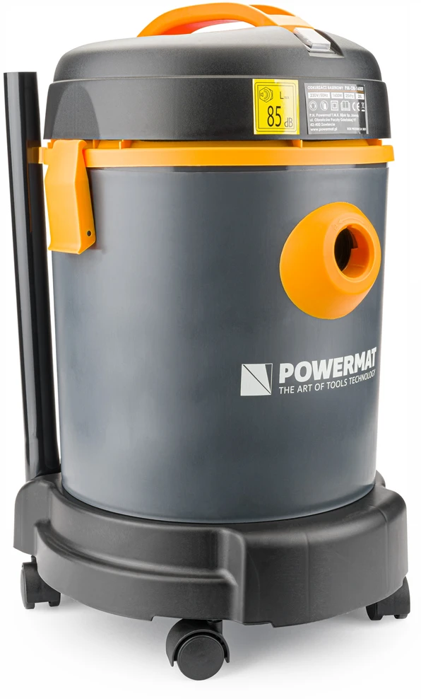 Powermat Daugiafunkcinis baseino dulkių siurblys, 1600W didelė galia, 25L talpos tūris, tvenkiniams, sodams, garažams, šlapiam ir sausam valymui