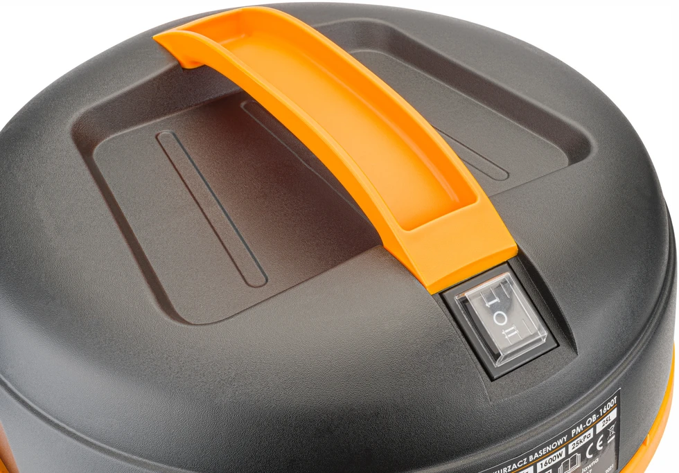 Powermat Daugiafunkcinis baseino dulkių siurblys, 1600W didelė galia, 25L talpos tūris, tvenkiniams, sodams, garažams, šlapiam ir sausam valymui