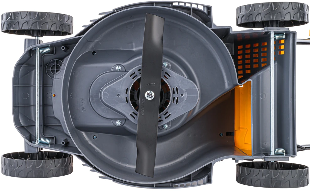 Powermat Elektrinė vejapjovė, 2200W, 32cm pjovimo plotis, lengva, 30L surinkimo dėžė, mažiems sodams