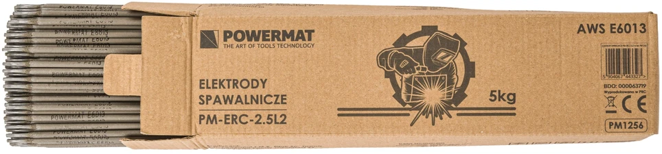 Suvirinimo elektrodai 2,5mm, 5kg, Powermat