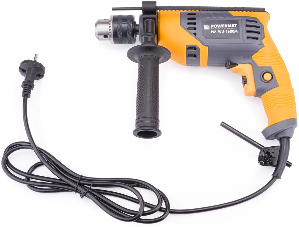 Powermat Gręžtuvas elektrinė smūginis 1600W PM-WU-1600M