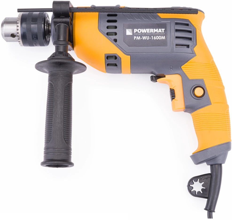 Powermat Gręžtuvas elektrinė smūginis 1600W PM-WU-1600M