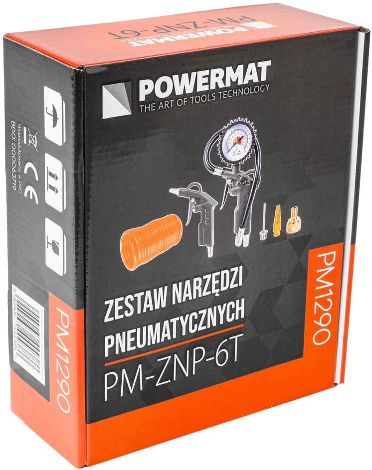 Powermat Pneumatinių įrankių rinkinys PM-ZNP-6T