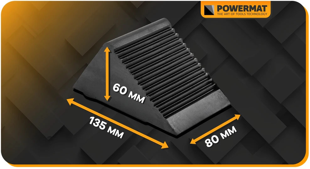 Powermat Guminiai pleištai PM-GKPK-133T