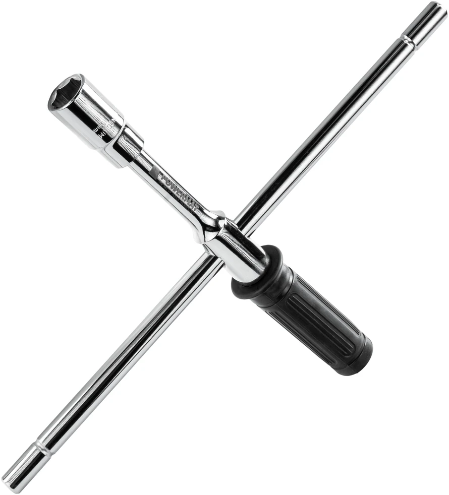 Powermat Sulankstomas ratų raktas kryžminis 1/2" + galvutės PM-KLDK-400T