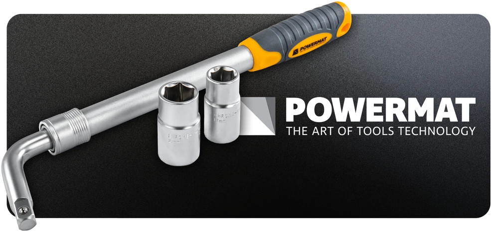 Powermat TELESKOPINIS RATŲ VERŽLIARAKTIS 1/2" 350-530mm + GALVUTĖS PM-KLDK-530T