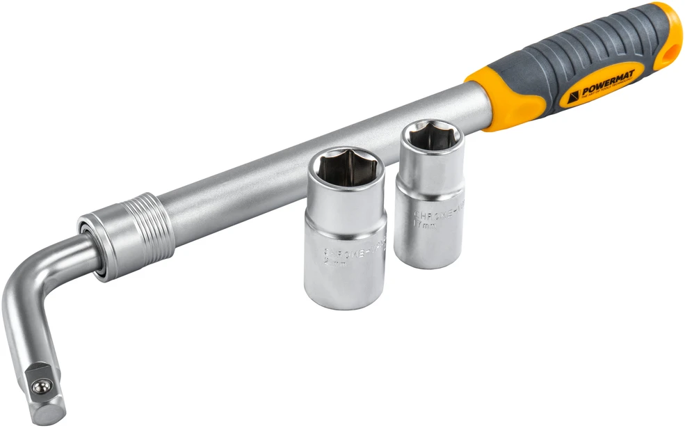 Powermat TELESKOPINIS RATŲ VERŽLIARAKTIS 1/2" 350-530mm + GALVUTĖS PM-KLDK-530T