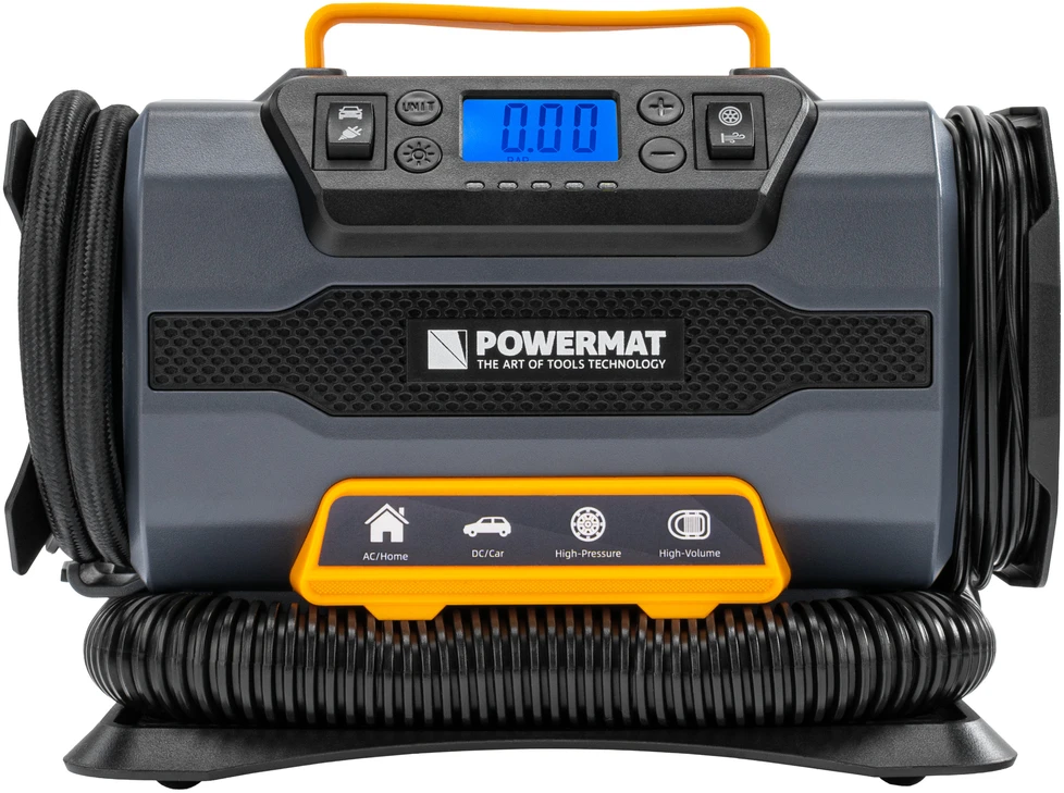 Powermat AUTOMOBILINIS KOMPRESORIUS 1200W 12V / 230V PM-KB-150T