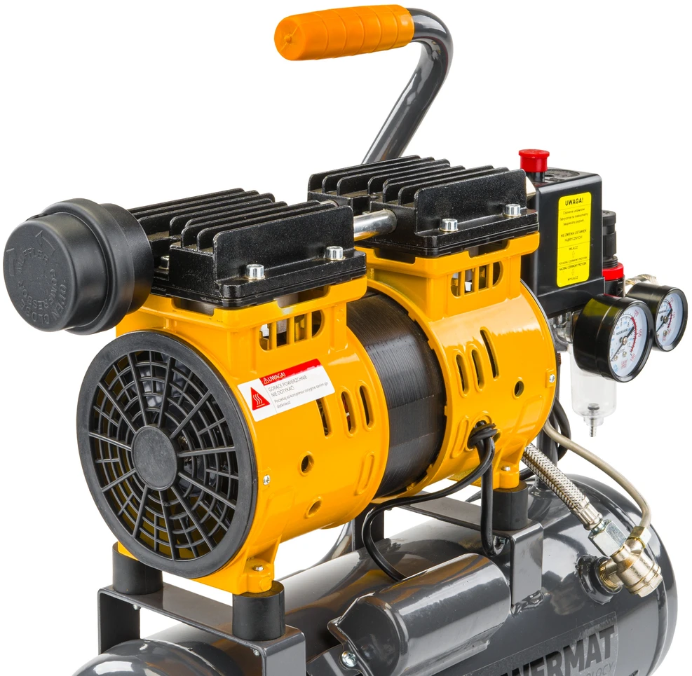 Betepalinis oro kompresorius PowerMat PM-KBO-6T (PM1282)
