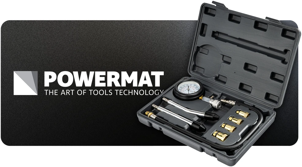 Powermat Benzino suspaudimo slėgio matuoklis (rinkinys 8 vnt.) PM-MCSB-8T