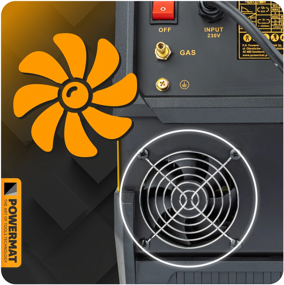Powermat Inverterinis suvirinimo aparatas MIGOMAT PM-IMGT-200LP
