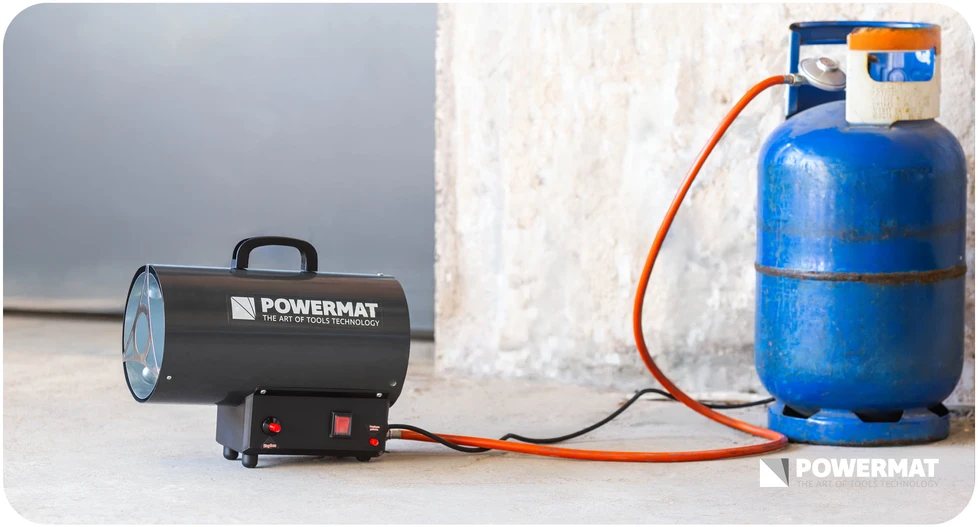 Powermat Dujinė šildymo pūstuvas 25kW šildytuvas krosnelė PM-NAG-25GN