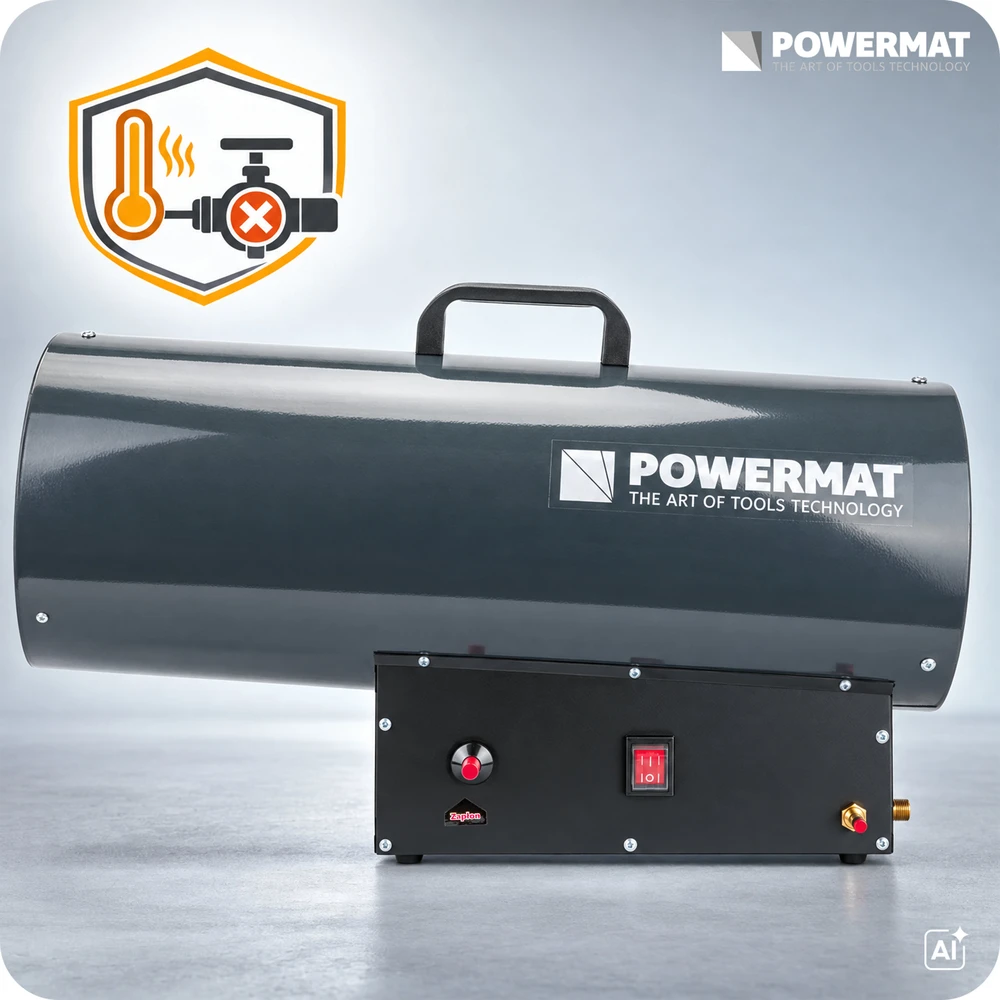 Powermat Šildytuvas Pūstuvas DUJINIS Reduktorius Rinkinys 65kW PM-NAG-65GN