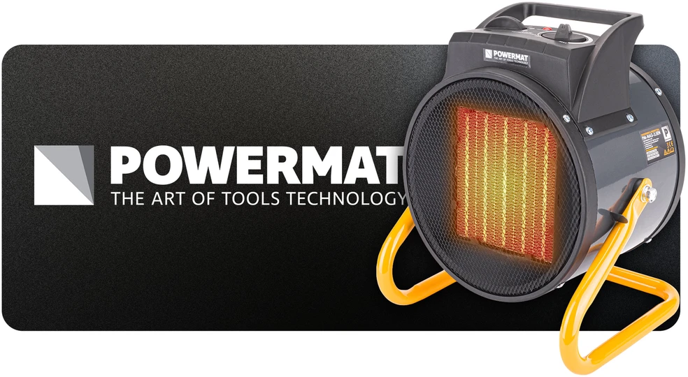 Powermat Nagrzewnica ELEKTRYCZNA 3500 W Šildytuvas Piecyk PM-NAG-3.5EN