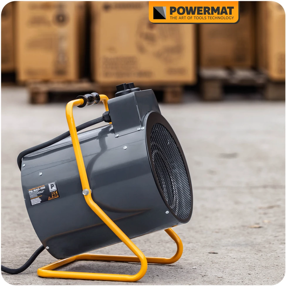 Powermat Elektrinis šildytuvas su pūstuvu 9kW 400V PM-NAG-9EN
