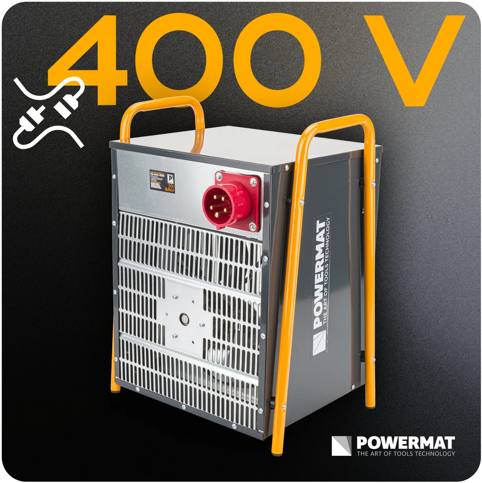 Powermat Elektrinis šildytuvas-pūstuvas Farelka 9kW 400V PM-NAG-9EDN