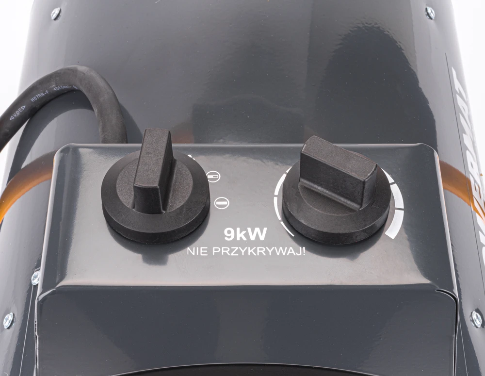 Powermat Elektrinis šildytuvas su pūstuvu 9kW 400V PM-NAG-9EN
