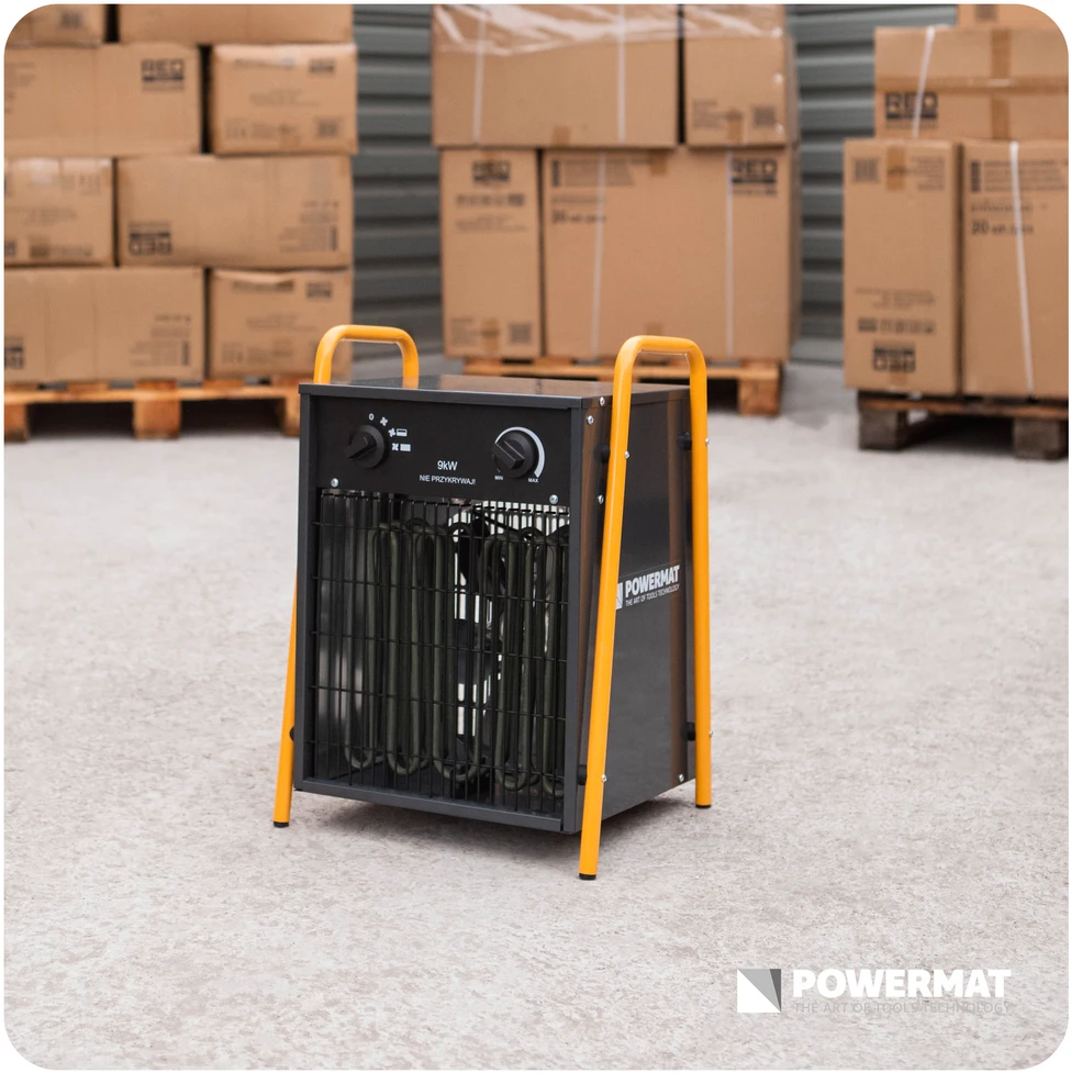 Powermat Elektrinis šildytuvas-pūstuvas Farelka 9kW 400V PM-NAG-9EDN
