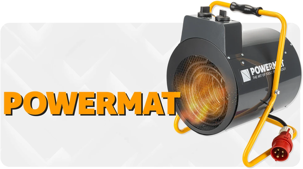 Powermat Elektrinis šildytuvas su pūstuvu 9kW 400V PM-NAG-9EN
