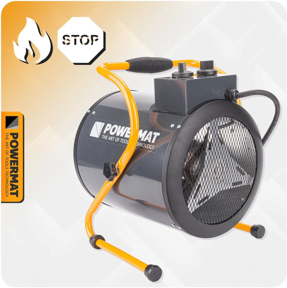 Powermat Elektrinis šildytuvas Pūstuvas Fenas 6kW 400V PM-NAG-6EN