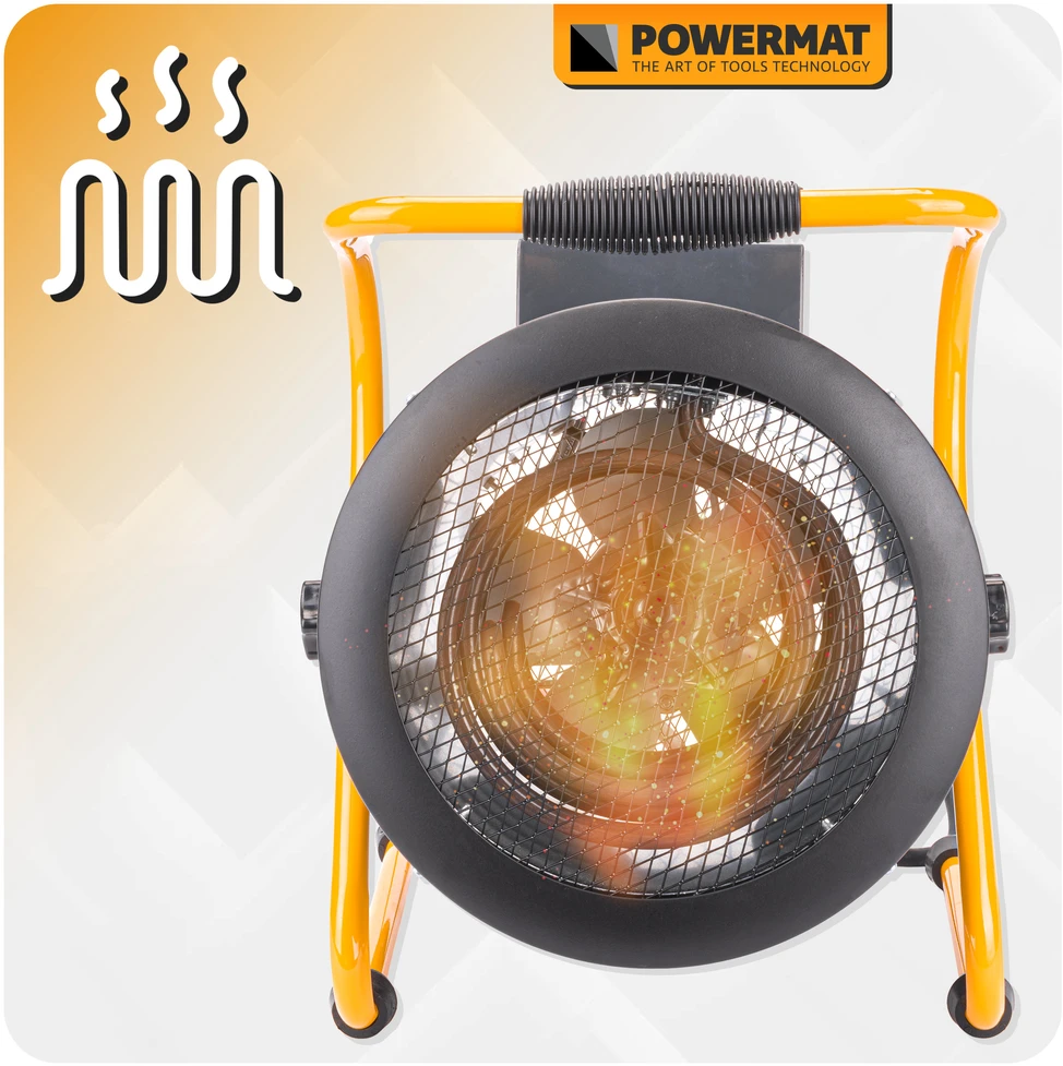 Powermat Elektrinis šildytuvas Pūstuvas Fenas 6kW 400V PM-NAG-6EN
