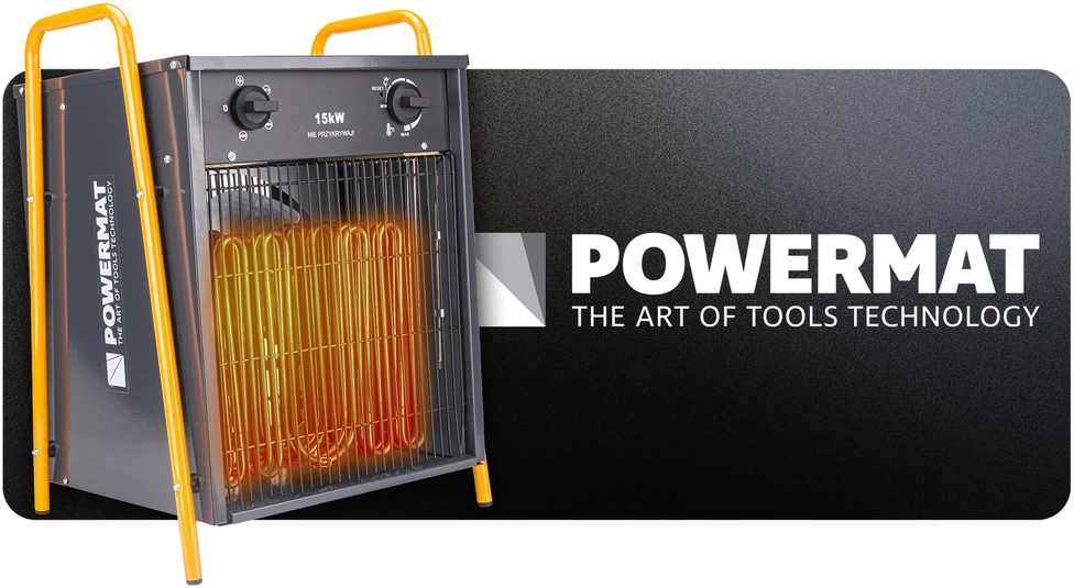 Powermat NAGRZEWNICA ELEKTRYCZNA pūtiklis FARELKA 15kW 400V PM-NAG-15EDN