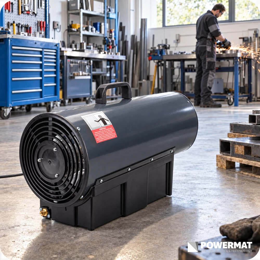 Powermat DUJINIS PUČIAMASIS ŠILDYTUVAS TERMOSTATAS 65KW LCD PM-NAG-65GLN