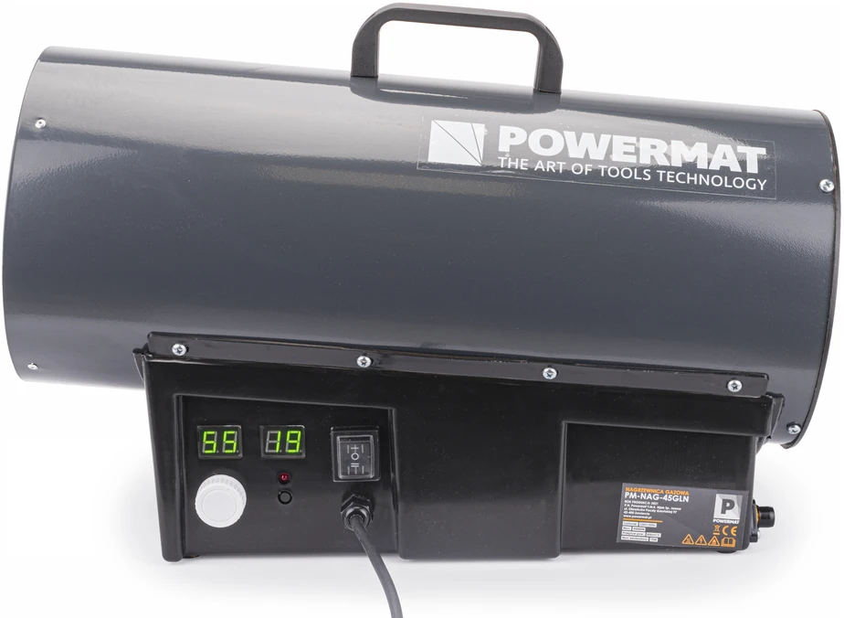 Dujinis šildytuvas POWERMAT LCD PM-NAG-45GLN su termostatu 45kW