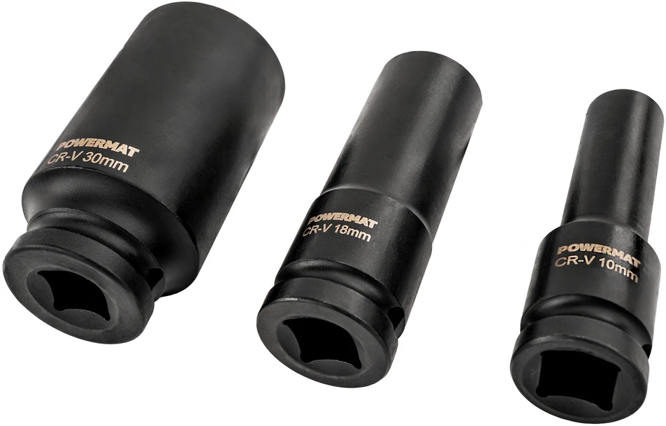 Powermat Smūginiai antgaliai (rinkinys, 15 vnt.) 10-32 mm 1/2 PM-ZNU-1032T