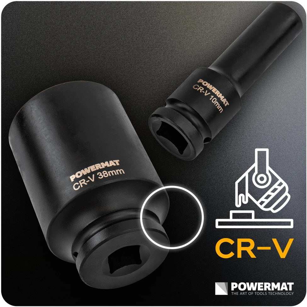 Powermat SMŪGINIAI PRIEDAI (RINKINYS 20 vnt.) 10-38 mm 1/2 PM-ZNU-1038T