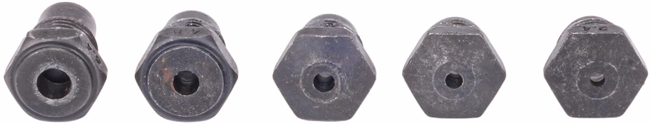 Powermat Pneumatinis kniediklis, 2.4 - 6.4 mm, pop kniedėms, aliuminiui, plienui, variui, pramoninis kniedijimo įrankis, tvirtinimo įrankis