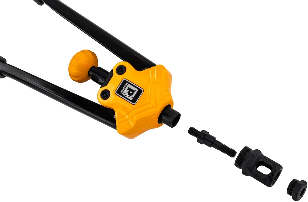 Powermat Rankinė kniedžių veržlių kniedyklė 360 mm / M3-M12 PM-NIR-360T